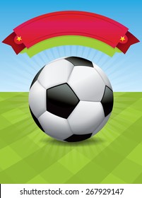 A nice design for a soccer tournament, event, tryouts, and more. 