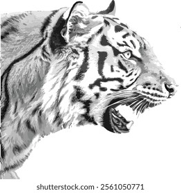 A nice design tiger with background