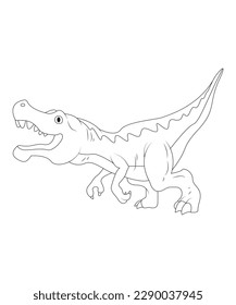 Nice dinosaur vector art in illustratur.