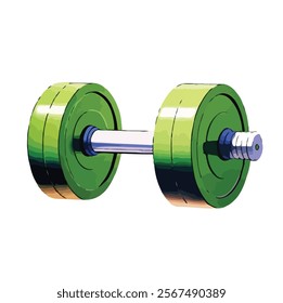 A nice dumbell with background