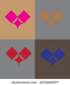 Diseño de icono agradable y fácil pero hermoso
