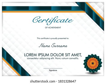 Marco agradable y elegante, para medallas de agradecimiento o certificados de premio. Premios por logros, educación, formación, profesionalismo, lealtad, habilidades, instructores, negocios, habilidades sociales y habilidades
