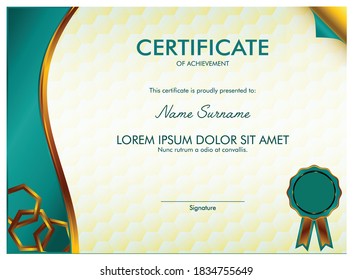 Marco agradable y elegante, para medallas de agradecimiento o certificados de premio. Premios por logros, educación, formación, profesionalismo, lealtad, habilidades, instructores, negocios, habilidades sociales y habilidades