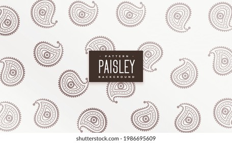 nice ethnic paisley pattern texture background