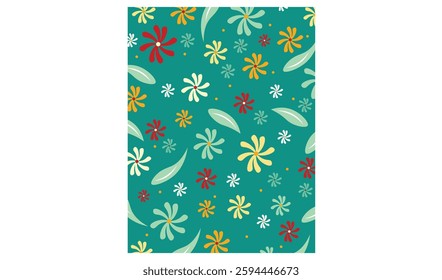 Nice fabric floral pattern design background image for use.