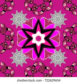 Nice fabric pattern. Beautiful watercolor Bouquet of summer flowers seamless pattern.