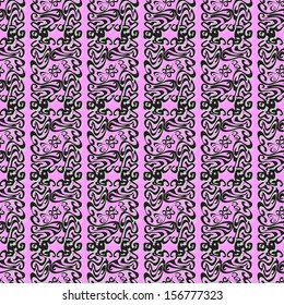 Nice fabric pattern. Flat elements. Seamless pattern Print. Vector. Doodles neutral, gray and pink on colors. Design.