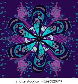 Nice fabric pattern. Floral background. Seamless vector pattern.