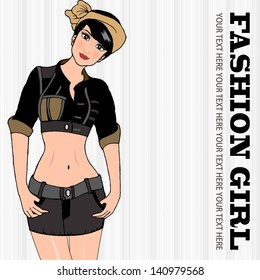 nice fashion background design ,vector