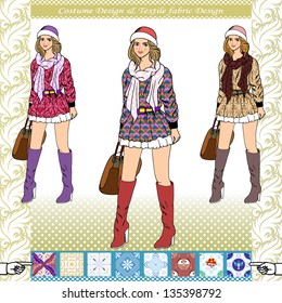 nice fashion girls design ,vector