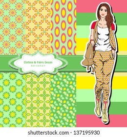 nice fashion girls design ,vector