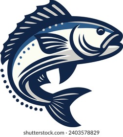 A nice fish vector illustration artwork. This is an editable and printable high quality vector eps file.