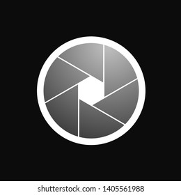 nice flat cam lens icon art