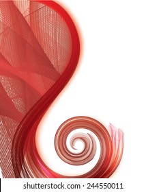 Nice flight tissue in swirl shape 