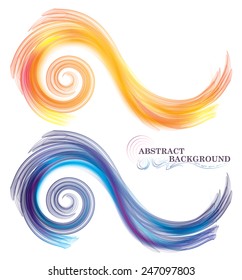 Nice flight tissue in swirl shape