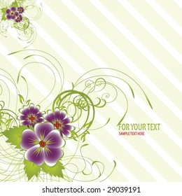 nice floral background for your text or cover