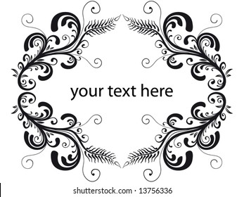 nice floral frame