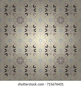Nice Floral pattern in the small flower. Seamless floral pattern with flowers, watercolor. Vector pattern.