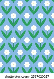 Bonito diseño floral sin fisuras. Ilustración vectorial.
