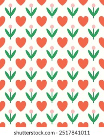 Nice floral seamless pattern design. Vector illustration.