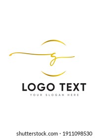 A nice flow and lovely handwritten letter type S logo template, vector logo for business and company identity 
