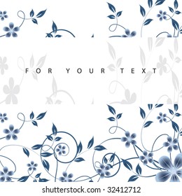 Nice flower background. Vector illustration for your text
