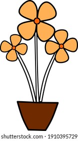 nice flower vector for wall decoration