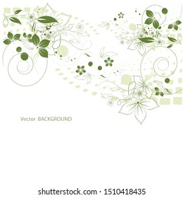Nice flowers background for your text