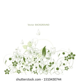 Nice flowers background for your text