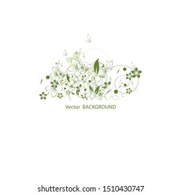 Nice flowers background for your text