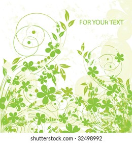 Nice flowers background for your text