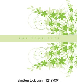 Nice flowers background for your text
