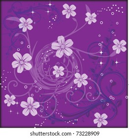 Nice flowers with curls