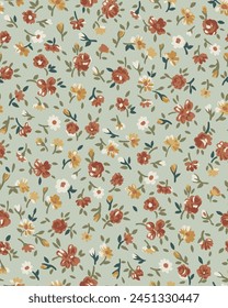nice flowers pattern suitable for wall decoration or textile design