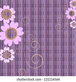 nice flowers pattern ,vector