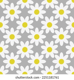 NICE FLOWERS SEAMLESS VECTOR PATTERN