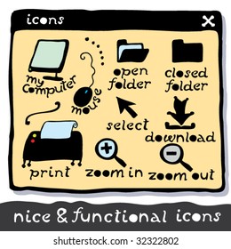 nice and functional icons part one