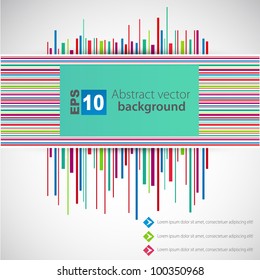 Nice funky design. Vector