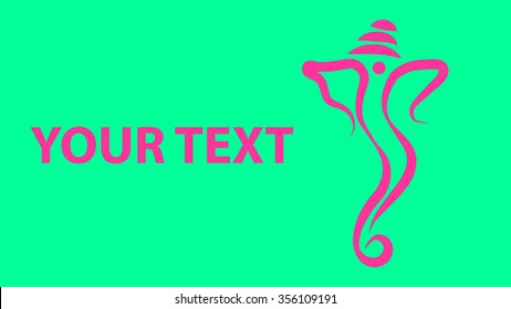 Nice Ganesha with your text.