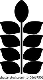 Nice garden and farm vector icon