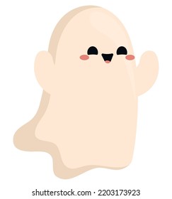 nice ghost design over white