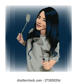 nice girl from Cooking