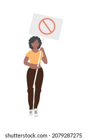 nice girl protesting over white