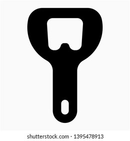 Nice Glyph Bottle opener vector icon
