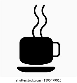 Nice Glyph Coffee vector icon