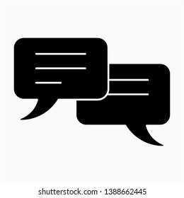 Nice Glyph communication vector icon