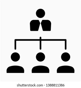 Nice Glyph organization vector icon