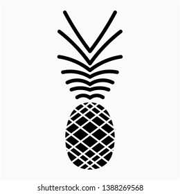 Nice Glyph Pineapple vector icon