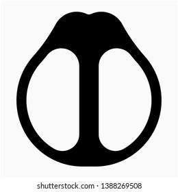 Nice Glyph Pomelo vector icon