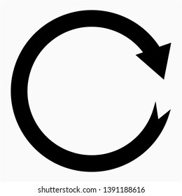 Nice Glyph reload vector icon